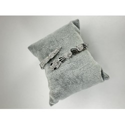 Gümüş Taşlı Yılan Bileklik